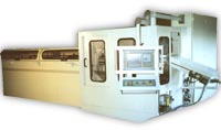 Horizontal cross cut machine